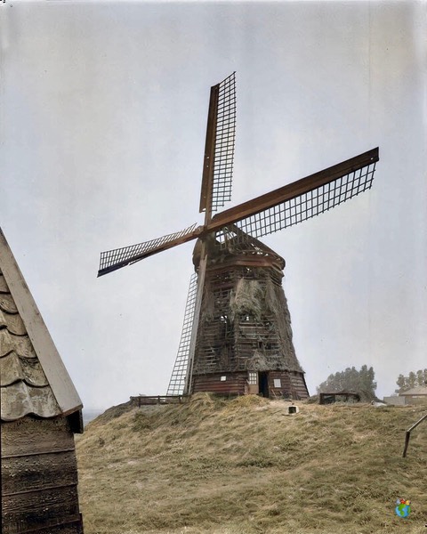 19.Bovenmolen G - Noorderring Schermer - Verbrand - Ingekleurd    19