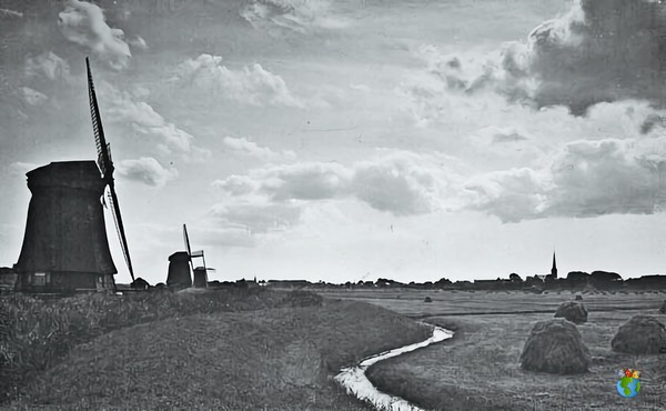 1.Bovenmolen 1 - Zuiderring - Oostdijk  03 - Zwart Wit