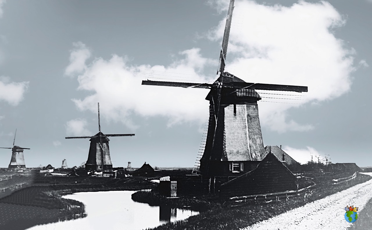 1.Bovenmolen 2 - Zuiderring - Oostdijk 08 - Zwart Wit High Res