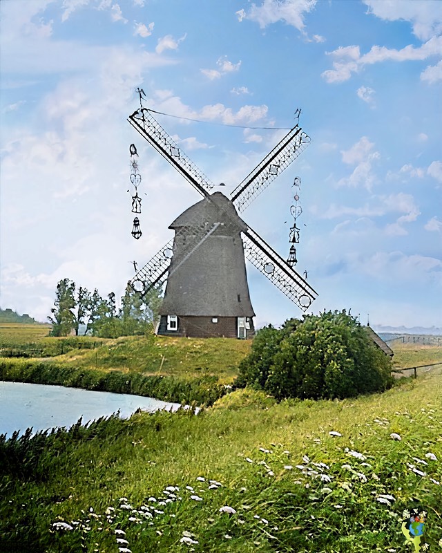 1.Bovenmolen G-Ingekleurd - Mooigemaakt