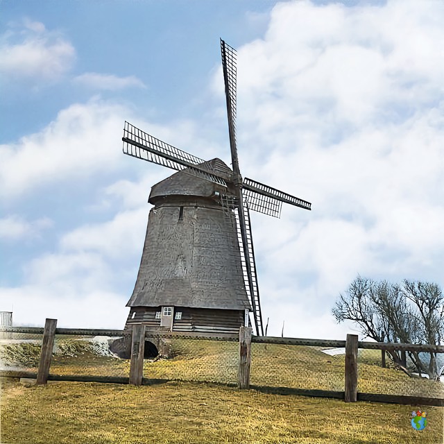 4.Schermer Molens - Noordervaart - Poldermolen D  2.04 - 2.02-Ingekleurd - High Res
