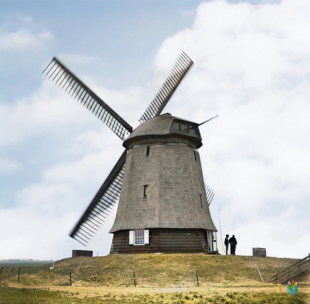 6.Schermer Molens - Noordervaart - Poldermolen O  3.05. - 3.04-Ingekleurd - High Res