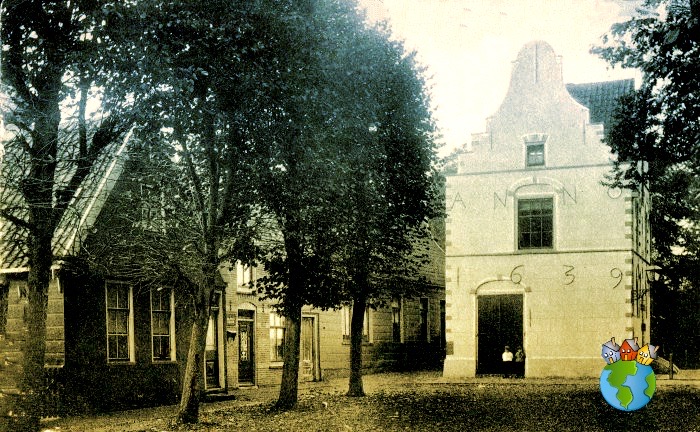 Grootschermer - Oude Raadhuis - 1639 05 - Ingekleurd - Monterey