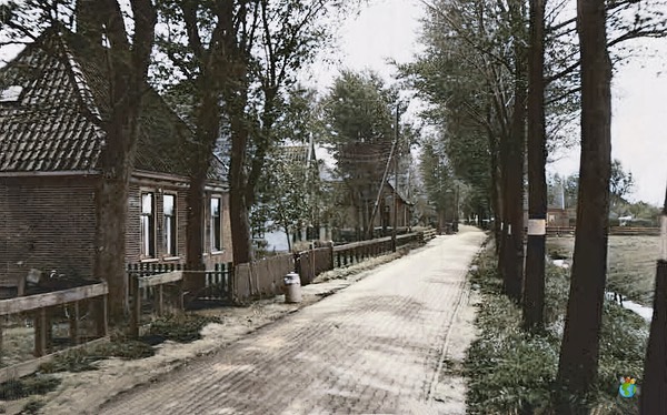 Noordeinde - Weg Graft naar Noordeinde  05 - Ingekleurd - High Res